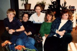 Michael, John, Elaine, Nancy & Megan in Boulder, 1984