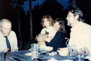 Wm Burroughs, Megan, Nancy & John in Boulder, 1983